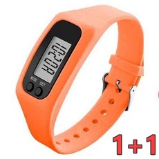 이음모음 손목 시계 만보기, 프리미엄 오렌지