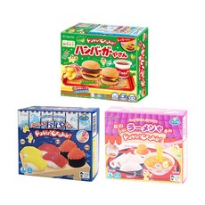가루쿡 크라시에 혼합, 1세트, 햄버거+스시+라멘
