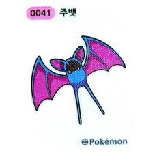 포켓몬 띠부씰 주뱃 0041 시즌2 포켓몬빵, 1개