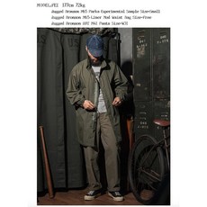 BRONSON M-65 PARKA SHELL 實驗樣品 派克大衣, 1個, M, N/A