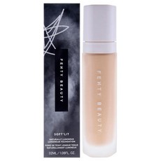 Soft Lit Naturally Luminous 롱웨어 파운데이션 - 140 라이트 웜 옐로우 Fenty Beauty 여성용 - 30.6g(1.1온스) 파운데이션, 225 - 뉴트럴 올리브, 30.6g, 1
