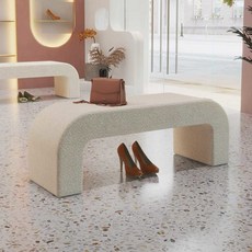 대기쇼파 벤치 좌석 긴의자 등받이 휴식 스테인레스 화이트(테디솔리드)60cm, 상품 사이즈 컬러 주문 제작