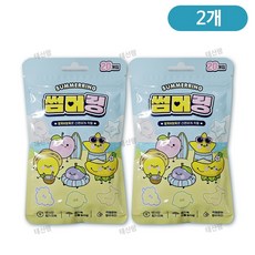 아텍스 캐릭터즈 썸머링 야외 팔찌 20개입, 2개, 혼합색상