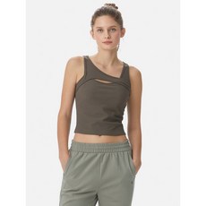 [백화점매장출고] 뮬라웨어 강력추천 언발란스 디테일 립 탱크탑 AWWEBR003