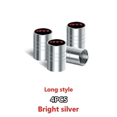 폭스바겐 R라인 골프 GTI R 시로코 MK6 비틀 보라 파사트 티구안 액세서리용 4개/세트 자동차 3D 메탈 휠, 14 4Pcs GTI Silver