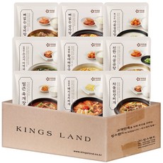 아워홈 즉석국9종(갈비탕 감자탕 소고기미역국 황태해장국 육개장 사골곰탕 차돌된장찌개 돼지김치찌개 사골설렁탕), 300g, 1세트