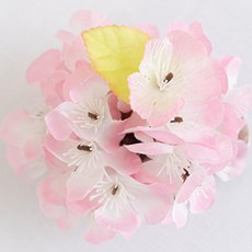 벚꽃 사계절 봄내음 플라워 커튼집게 10cm 실내 거실 인테리어 조화 꽃 장식, 6개, 핑크