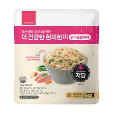[쥬비스] 더 건강한 현미한끼 7개 (4종 택1), 닭가슴살야채 7개, 180g