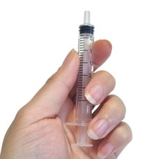 레진 공예 주사기 3ml 주제 경화제 정밀 계량 소분, 1개