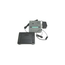 새로운 헤드셋 풋 페달 및 전원 공급 장치가 포함된 Dictaphone 3740 리컨디셔닝 마이크로카세트 테이프 트랜스크라이버, 새로운 헤드셋, 풋 페달 및 전원 공급 장치가 포함된