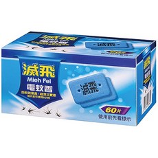 滅飛 電蚊香片 60片/盒, 1個