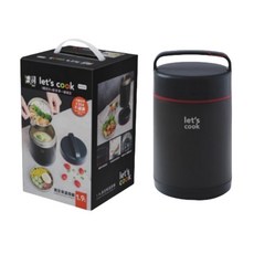 UdiLife優的生活 樂司 真空保溫提鍋 附菜盤 不銹鋼悶燒鍋, 1個, 1.9L