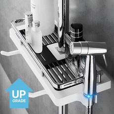 집똑똑이 더튼튼한 무타공 샤워기 욕실 선반 2세대, 1개