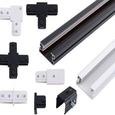 조명레일부속 위너스매장 철물부속, 부속/스틸행거/지지대/화이트