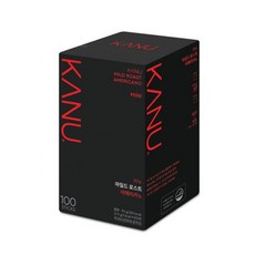 카누 미니 마일드 로스트 아메리카노 원두커피스틱, 1개, 100개입, 900mg