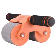 가정용 무소음 ab슬라이드 남녀공용 ab 슬라이드 복근 운동기+무릎패드, 번트오렌지