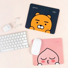 카카오프렌즈 마우스 패드, 핑크/어피치, 1개 핑크/어피치, 1개