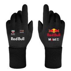 레드불 바이크 장갑 오토바이 터치 글러브 겨울 자전거 라이더 여름 라이딩, 블랙 1