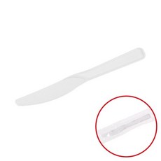 일회용 나이프(백색)(100개/개별포장), 완전 개별 포장 나이프(백색)100개, 1개