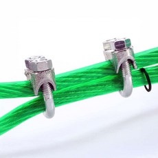 와이어 클립 4p 20-21mm 클램프 부속 고정 케이블 고강도 로프