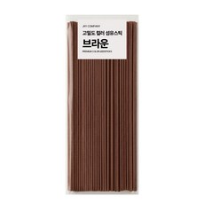 에테르나 프리미엄 고밀도 디퓨져 컬러 섬유스틱 4mm x 30cm, 100개입, 1개, 브라운