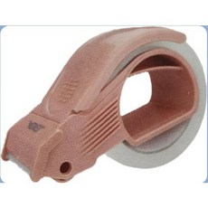 力大牌ABEL 03953斜利切防回黏封箱膠帶切割台，穩固耐用，辦公室膠帶台首選, 1個, 粉