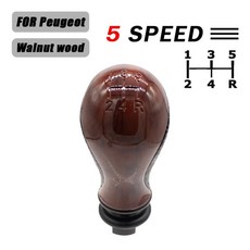 자동차 기어 시프트 노브 레버 시프터 교체품 씨사라 피카소, 1개, 3. Wood grain