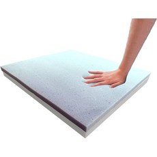 폼마1팩 2 x 20 젤 메모리 폼고밀도 베이스 의자 쿠션 교체 식탁 휠체어 시트 교체에 사용, 4" x 20", 4 Pack, High Density