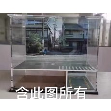 1:64 자동차 다이캐스트 모형 디오라마 베이스 투명 케이스 세트, B, 1개