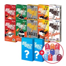 프로야구 KBO 빼빼로 10갑 기획(5종 x2갑)+랜덤 x2갑+짐색(장바구니) 증정, 1세트, 한화구단혼합10갑+랜덤2갑(랜덤짐색)