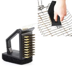 바베큐브러쉬 석쇠솔 야외 캠핑 바베큐 석쇠 세척 브러쉬 낚시 글램핑 청소