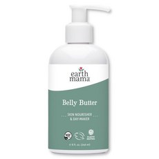 건조 피부 위 임산부 보습제 어스 마마 벨리 버터 | 셀프 케어 로션 알로에 바디 크림 무향 8액체 온스