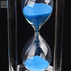 리치점빵 크리스탈 모래시계 3분/5분/10분 알람타이머 공부시계, 중