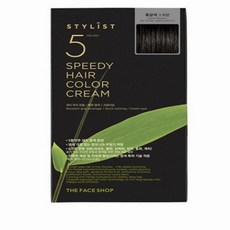 더페이스샵 스타일리스트 5분 스피디 헤어컬러 크림, 흑갈색, 3개