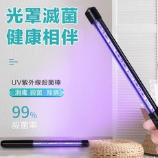 可攜式LED深紫外線殺菌燈 殺菌 滅菌 99.9%殺菌 口罩 殺菌 防疫 消毒 抗菌 行動電源 殺菌餐具 口罩, 紫外線殺菌燈-3W