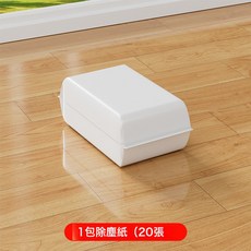 夾布拖把家用洗臉巾可用2025新款靜電除塵一拖乾淨, 除塵紙1包(20張):如圖所示, 1個