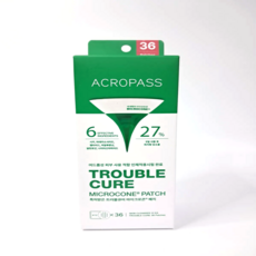 아크로패스 트러블큐어 대용량 메가팩, 36개입, 1개