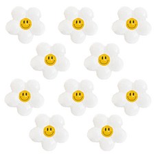 파티아일랜드 스마일 데이지 호일 풍선 소형 10P 꽃 풍선 어린이집 데이지꽃 이벤트