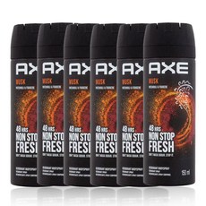 AXE 데오드란트 바디 스프레이 머스크 MUSK, 6개, 150ml