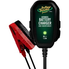 배터리 텐더 주니어 8V 1.25AMP 자동차 배터리 충전기 및 유지보수 자동차 오토바이 ATV용 완전 자동 8V 자동차 배터리 충전기 - 022-0197, 배터리 텐더 주니어 8V 1.25AMP 자동차 충전기, 1개