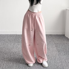 댄마샵 스타 비즈 스트링 댄스 바지 여성 댄스복 하의 줌바 방송 셔플 댄스 에어로빅복