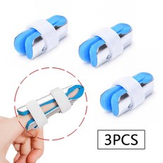 클라이트 각도 조절 가벼운 셀프 손가락 보호 쿠션 고정 깁스, 3개