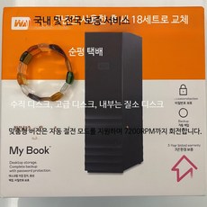 WD 외장하드 고속 대용량 저장장치 안정적 데이터 백업 모바일 드라이브 효율적 관리 시스템, 14Teasystore미국, 24TB