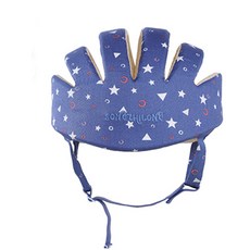 松之龍 學步帽 防撞帽 防摔帽 爬行帽 嬰兒安全帽 兒童安全帽 保護頭部 防撞頭盔 多項專利, 星空藍, 1個