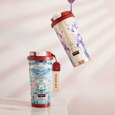 MAGRACE 텀블러 소형 북유럽 스타일 앤틱 화려한, 1개
