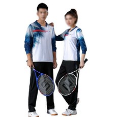 배드민턴 의류 상의 탁구복 긴팔 바지 테니스복 세트