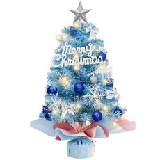 萱寶媽咪baby童裝館 現貨聖誕節裝飾小物迷你聖誕樹 發光小樹 桌面擺件 聖誕節交換禮物 聖誕禮物 桌上型聖誕樹 裝飾聖誕樹節慶擺飾, 0138藍色60公分聖誕樹套餐, 詳見包裝