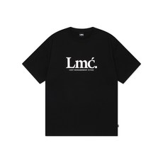 [엘엠씨] LMC SERIF LOGO TEE black