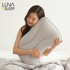 [루나앤슬립][베개 4종] 메모리큐브 경추베개 4개 (화이트2개+그레이2개), 단일속성