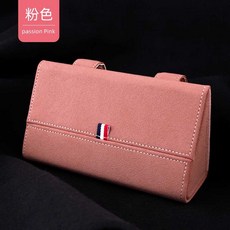 차량용 선글라스 거치대 케이스 안경 벤츠 걸이 수납 자동차, 청춘 핑크, 1개